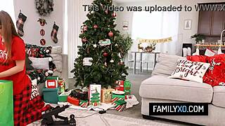 stepmom elizabeth skylar joins stepsis sky wonderland xmas fuck