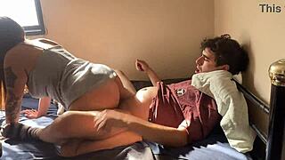 COLLEGE CLASSMATE BENDS OVER FOR DOGGYSTYLE AND BLOWJOB!