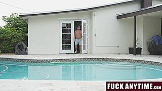 Lucky boyfriend dives in as girlfriend laps friend's wet pussy. Then he fucks them both hard