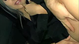 A super cute petite 18+ blonde colombian slut shows city then car public cowgirl sex! 🏙️🚗💦 - brian evansx