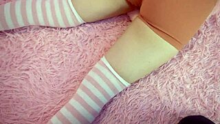 oh daddy, innocent pigtail teen spreading tight hole while gaming, fuck me rough!