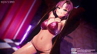 Her Big Tits Bounce Wild in Yukas Hip Dance!