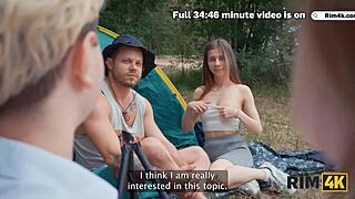 our first time rimming leads to hard outdoor anal sex