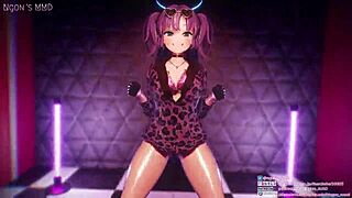 Her Big Tits Bounce Wild in Yukas Hip Dance!