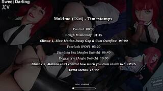 makima csm dominant redhead finds herself corrected as sweet femsub darling