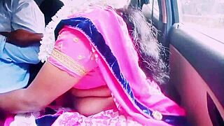 i cheated with boyfriend's dirty car sex in my saree
