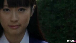 hey classmate petite japanese cutie teases you into her first sloppy blowjob and swallow 😘💦