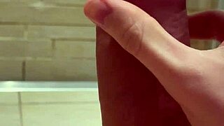 Fabulous Monster Cock Cumshot Explodes In Steamy Shower