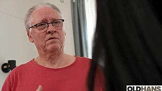Old man lets Breiny Zoe stay fucking her tight pussy days