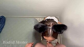 filling my submissive latina girlfriend's belly with hot cum load 😈💦🍆