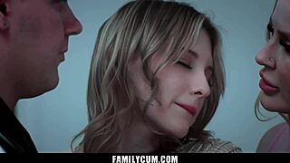 stepsiblings learn naughty lessons from stepmom in homeschool taboo