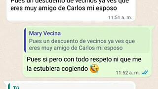 i chat with doña mary as she sends nude dancing videos
