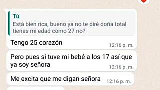 i chat with doña mary as she sends nude dancing videos