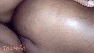 Preta moans sideways begging for cum in her tight asshole, oh god yes!!