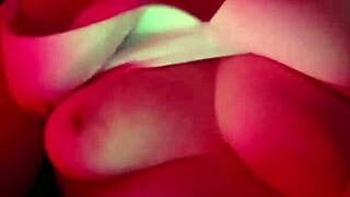 her pussy clenches in real orgasm as black monster cock fills her with close-up creampie that leaks out hairy beaver missionary interracial rough submissive blonde blue eyes natural tits vibrator toys pov