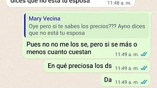 i chat with doña mary as she sends nude dancing videos