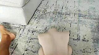 i kept fucking the sex doll right in front of my horny stepmom
