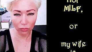 Mature blonde bitch fucks carrot pussy for boss art