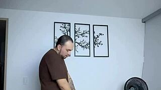 Colombian big tits couple creampie ride turns steamy!