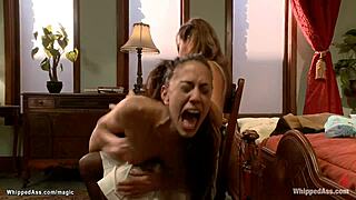 Does stepmom's whip on bound young lesbian slaves intrigue you?