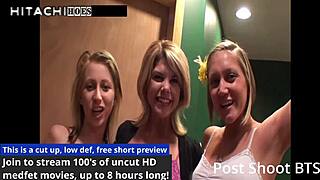 carissa montgomery fingers ass and cums on hospital clock backstage