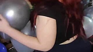 Shyyfxx's Redhead Ass Pops Balloons in Looner Cowgirl Ride?