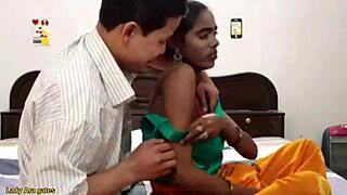 First Time Quickie Outdoor Fuck with Big Tits Indian Milf