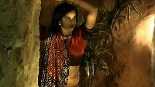 exotic bollywood lover stripping nude, wanna watch her erotic indian dance tease?