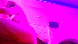 Artemisia Love sits at nightclub in bikini with long hair and big tits