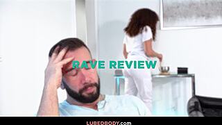 rave review will pounder slams willow ryder's ebony ass deep