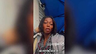 pregnant ebony slut gags on bbc in garage throat punishment 😩💦