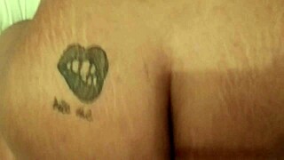 Ebony BBW stepdaughter pounds stepdad hard on holiday!
