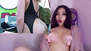 perfect latina teen ass takes intense wet anal creampie pov