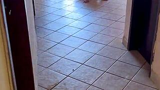 next-door latina beauty with perfect huge ass gets pounded hard first time