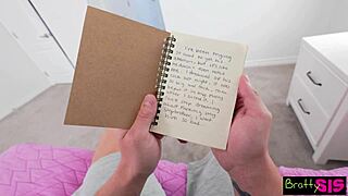 Melanie Marie's dirty diary lures stepbro into deepthroat fantasy fulfillment