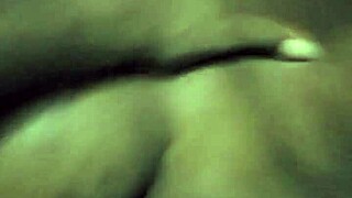 curvy ebony milf rides cock tight warm pussy shaking ass