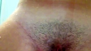 real 18+ virgin shaves tight pussy then spreads it for cam