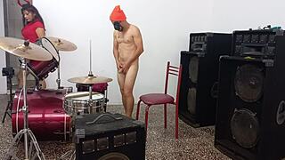la reina rocks out halloween sex with athletic american's huge cock like a slut