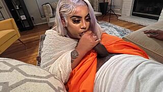 Kally Xo Chokes On Monster Cock In Prison Roleplay