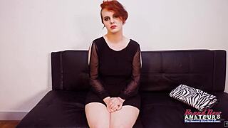 Busty Redhead Marla Deepthroats Huge Cock Craving Deep Pussy Pounding