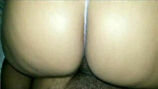 Latina teen creampie closeup on sofa with big cock