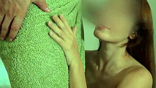 her amazing tits dripping cum looks so hot up close