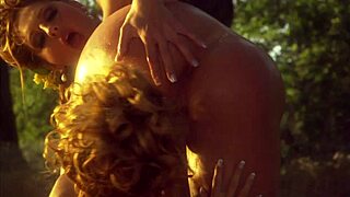 Slutty Milf Pals Dominica Leoni And Lauren Phoenix Scissor Outdoors