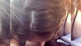 your cute blue-eyed pet slut gags on bbc deepthroat outside choking and spitting submissively