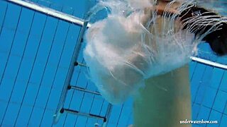 Kristy’s Big Boobs Tease Underwater Pool Play