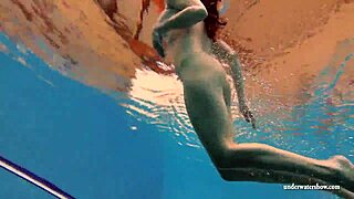Kristy’s Big Boobs Tease Underwater Pool Play