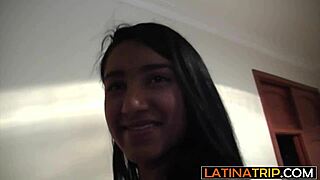 amateur latina teen 18+ samara wants to get some anal experience on a big dick