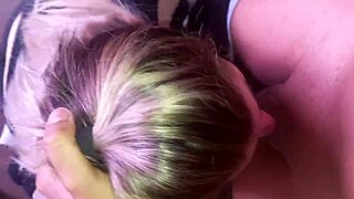 cumshot deepthroat and slut blonde
