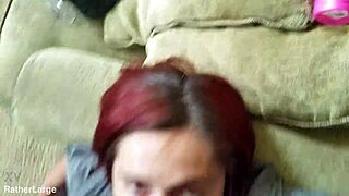 this bbw slut shows off her huge tits for a facial 😈