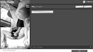 Slut loves getting cumshots on webcam every single day